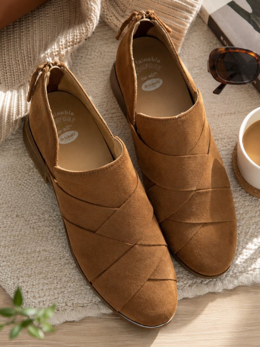 Dr. Scholl's Brown Suede Ankle Booties - Picture 3 of 6